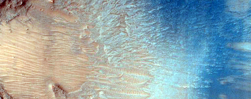 Monitor Slopes of Avan Crater