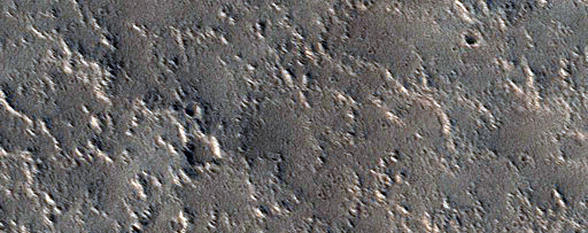 Terrain Sample in Tantalus Fossae