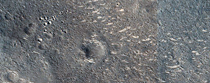 Candidate Recent Impact Site