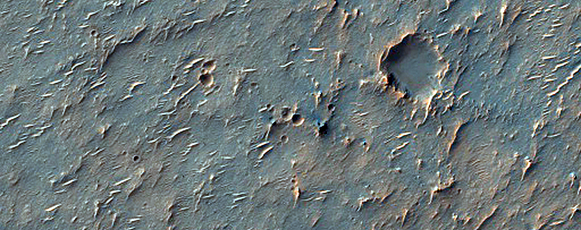 Terrain Southwest of Schaeberle Crater
