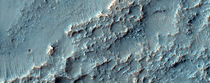 Inverted Channel in Noachis Terra