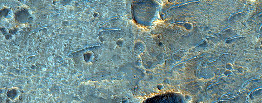 Hydaspis Chaos and Terrain to North
