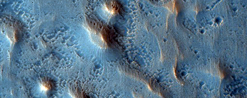 Possible Bamberg Crater Ejecta in Southeast Region