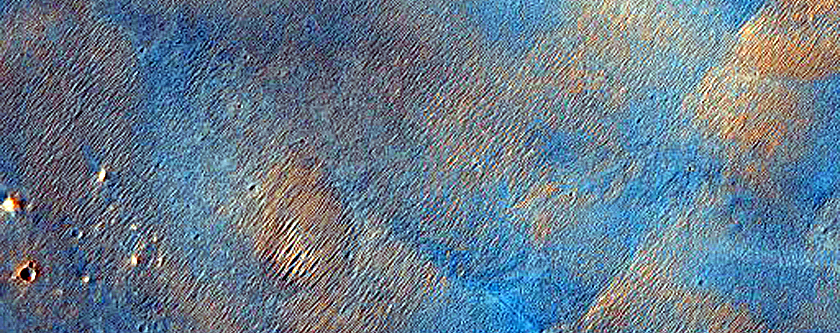 Terrain East of Antoniadi Crater