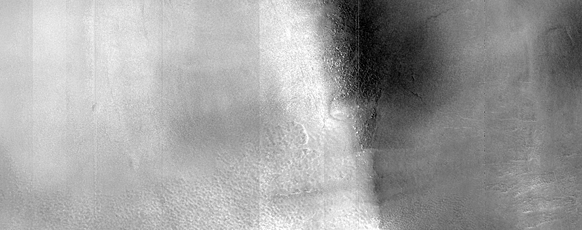 Altered Butte in Acidalia Planitia