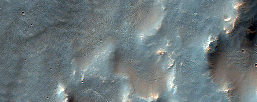Terrain Southwest of Holden Crater