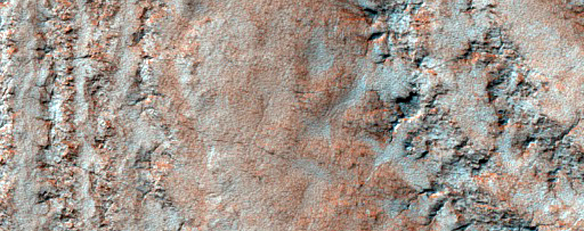 Layers of Southern Outlier Polar Deposit