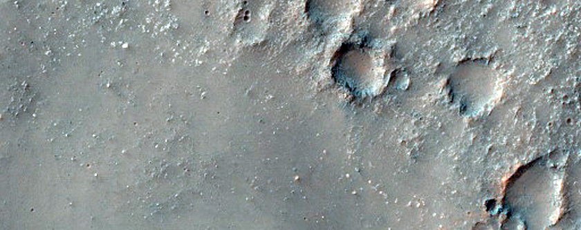 Inverted Channel in Valley in Noachis Terra