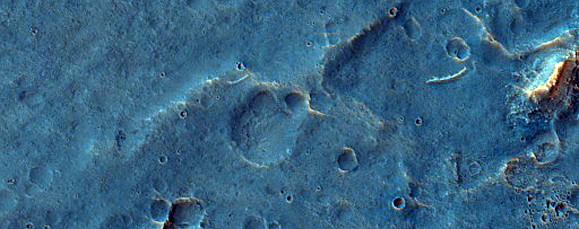 Colorful Impact Ejecta near Ophir Planum