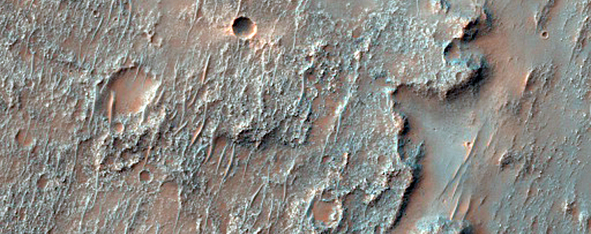 Inverted Channel Noachis Terra