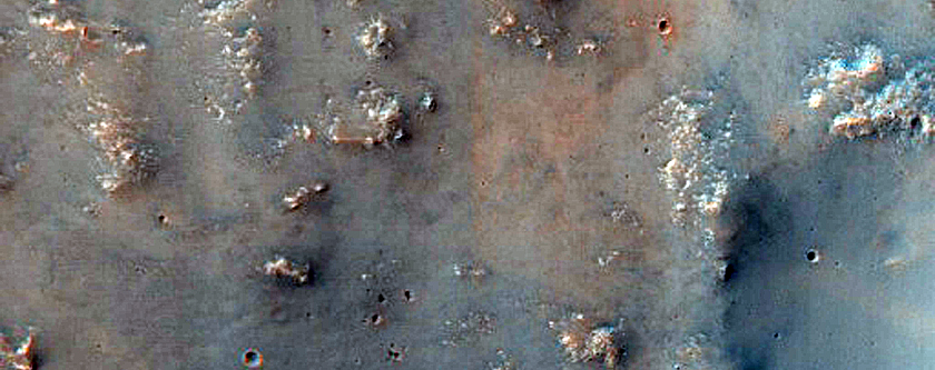 Terrain Northeast of Newcomb Crater