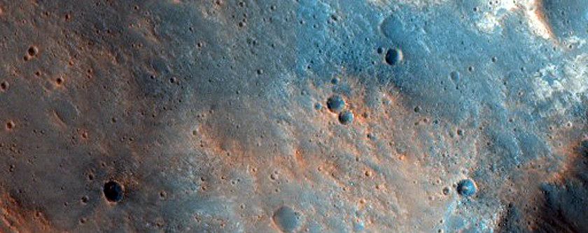 Clay Deposits Associated with Crater Northwest of Sogel Crater