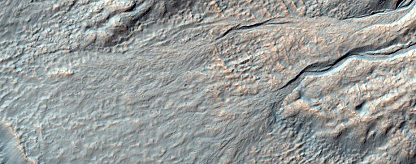 Gullies in Crater in Terra Cimmeria