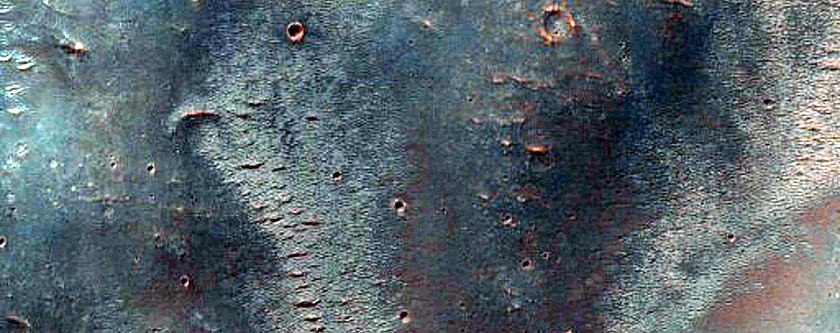 Channels Going into Depression North of Hellas Planitia