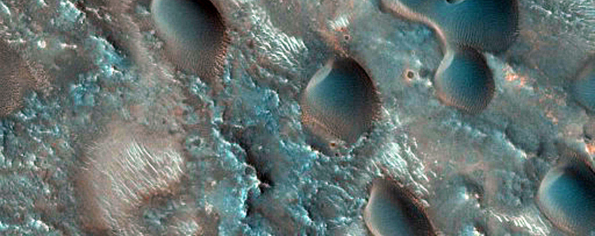 Light and Dark Dunes in Nili Fossae
