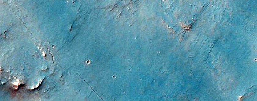 Inverted Channel in Noachis Terra