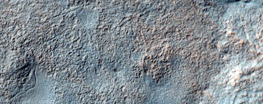 Concentric Crater Fill in Northwest Noachis Terra
