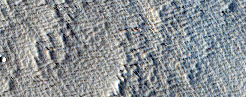 Terrain East of Gordii Dorsum