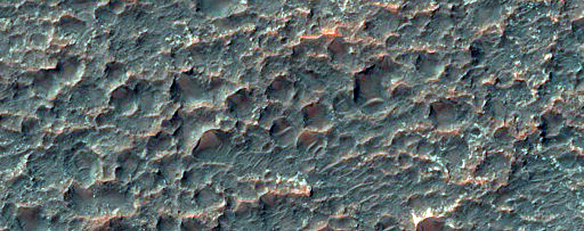 Possible Chloride-Rich Terrain North of Hellas Planitia