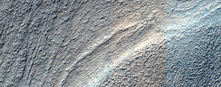 Ridges in Hellas Planitia