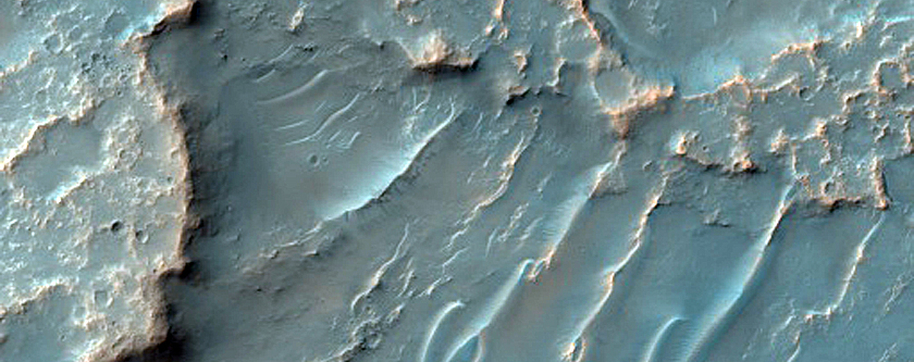 Inverted Channel in Noachis Terra