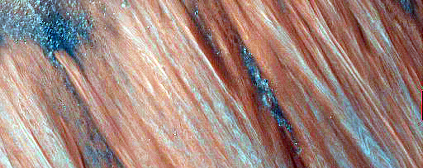 East Melas Chasma Landslide Slopes Monitoring