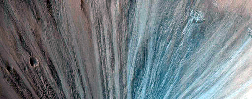 Crater with Steep Slopes