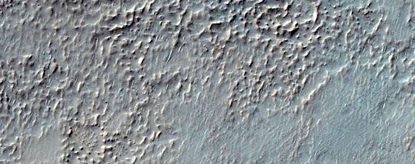 Possible Mafic Spectral Signature on Terra Sirenum Crater Floor
