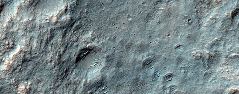 Terrain Southeast of Molesworth Crater