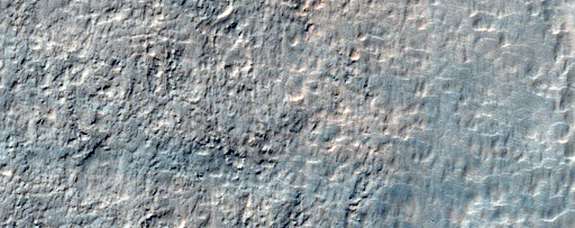 Terrain Southwest of Greeley Crater