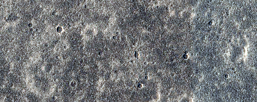 Landforms near Sacra Fossae