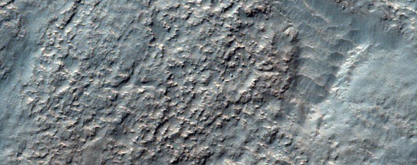 Flows in Wirtz Crater