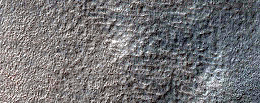 Terrain Northeast of Campbell Crater