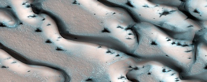 North Polar Dune Seasonal Defrost Monitor Site