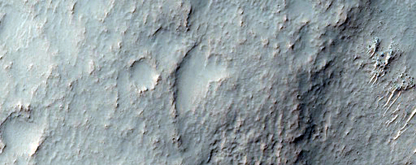 Terrain Southwest of Pickering Crater