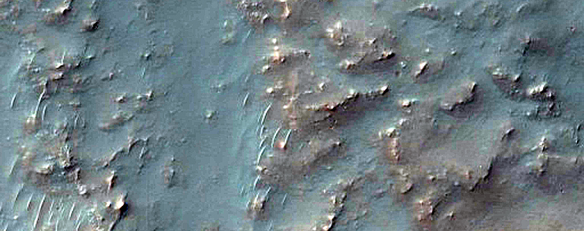 Inverted Channel in Noachis Terra
