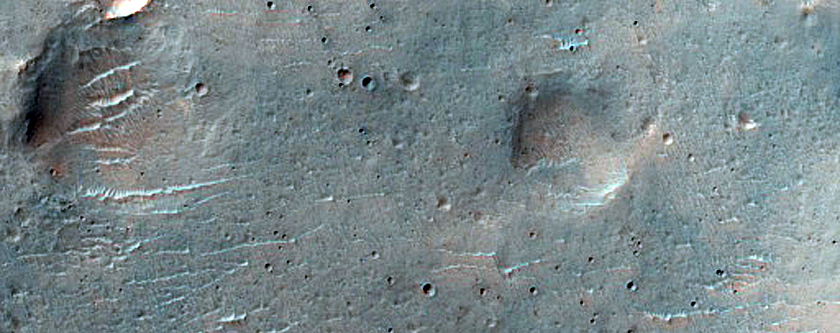 Fractured Bedrock South of Eos Chasma