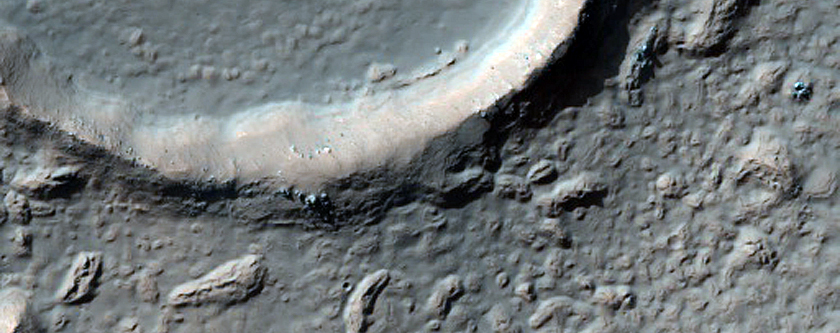 Slump over Circular Formation with Debris