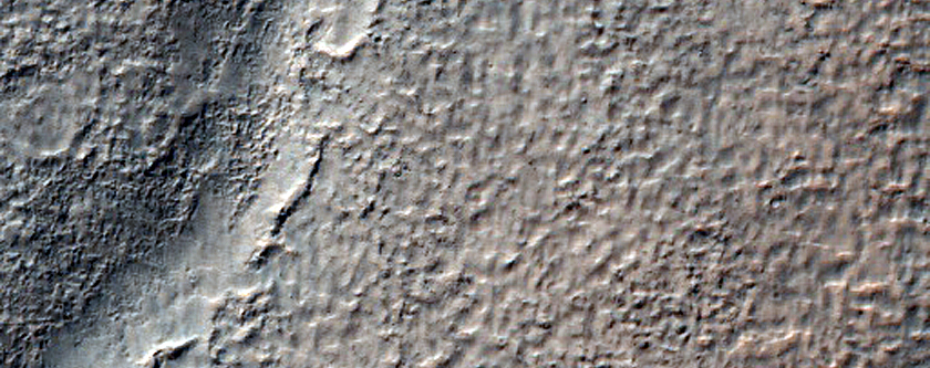 Terrain North of Very Crater
