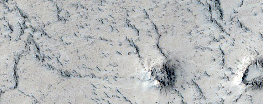 Cratered Cones in Phlegra Dorsa