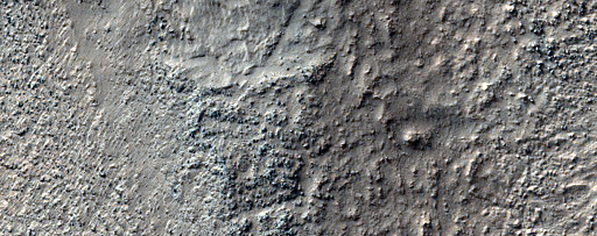 Terrain Northwest of Campbell Crater