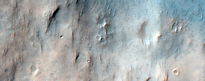Inverted Channel in Valley in Noachis Terra