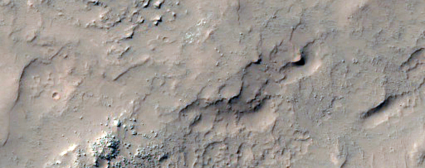 Inverted Channel Superposition Relationship Noachis Terra