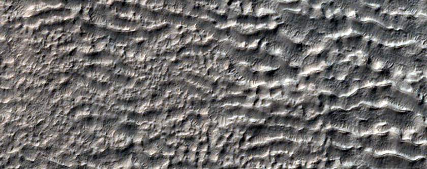 Terrain East of Bjerknes Crater