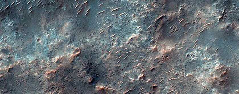 Valley near Huygens Crater