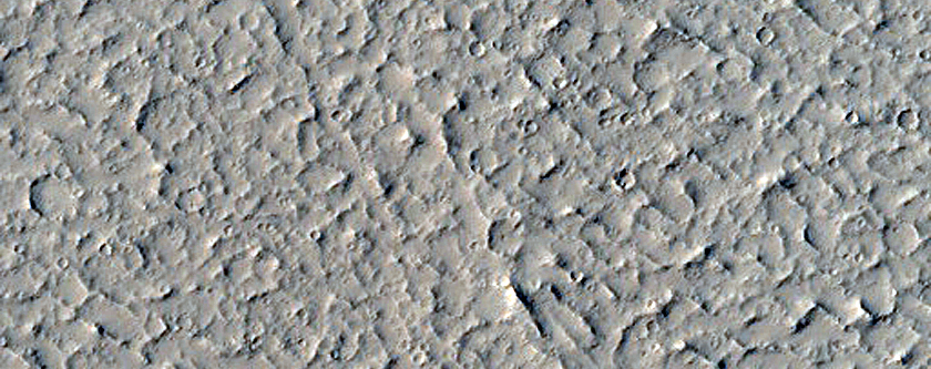 Candidate Recent Impact Site