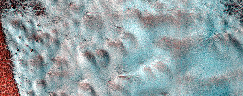 Dune Field in Viking Image 516B35