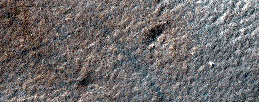Terrain North of Secchi Crater