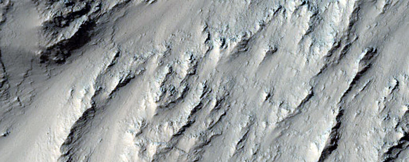 Gullies in East Candor Chasma