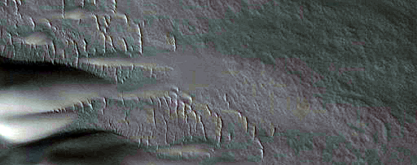 Chasma Boreale Scarp Dunes